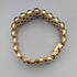 Swiss Vintage Gold Plated Panther Link Bracelet MGBM